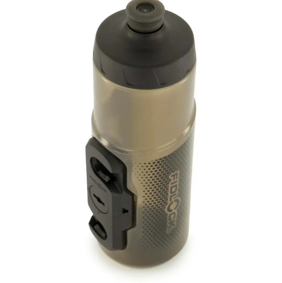 Fidlock Fahrradzubehör|Flaschen & Halter-- Single Bottle 600 - Fahrrad Trinkflasche Transparent Black