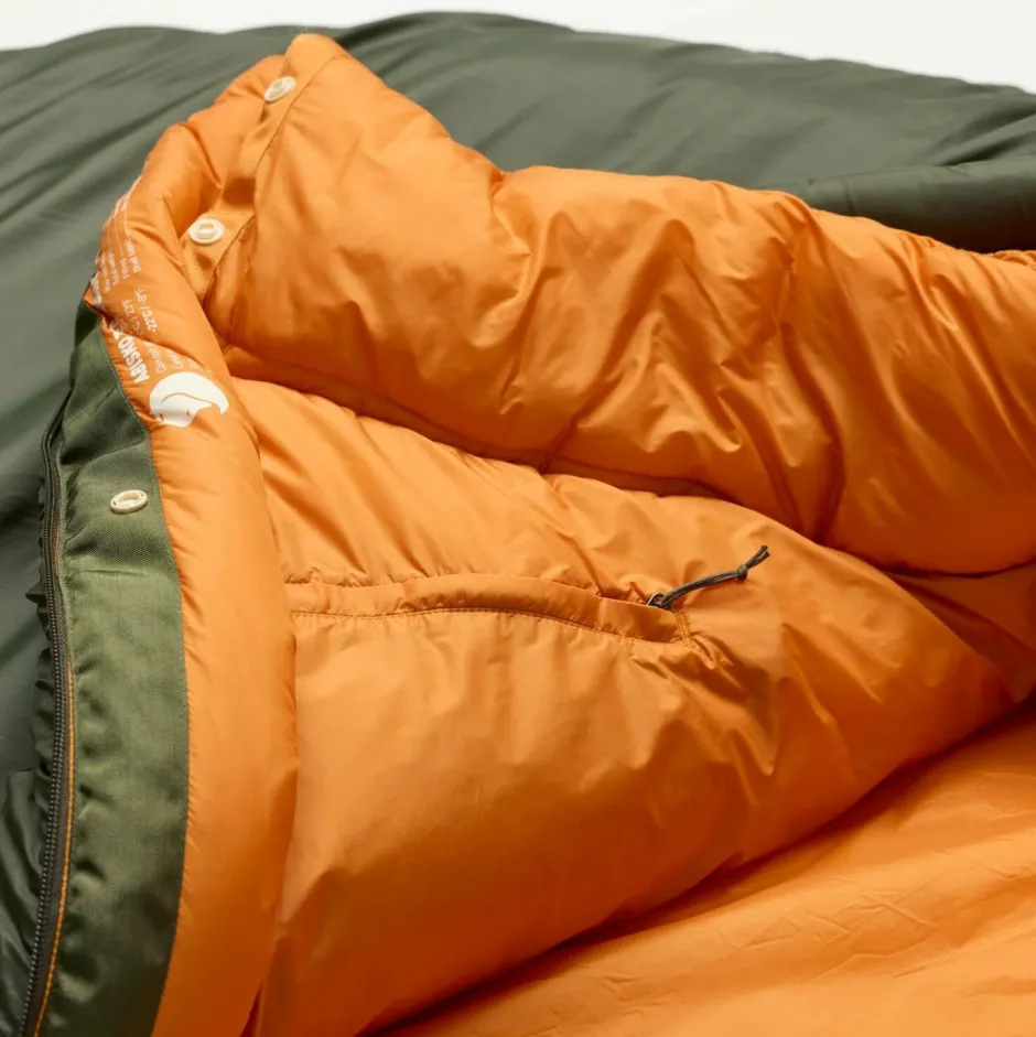 Fju00e4llru00e4ven Trekkingausrüstung|Kunstfaserschlafsäcke-Fjällräven - Abisko Three Season XL - Kunstfaserschlafsack Olive
