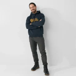 Fju00e4llru00e4ven Alltagsbekleidung|Pullover & Hoodies-Fjällräven - Fjällräven Logo Hoodie - Hoodie