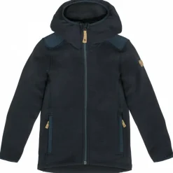 Fju00e4llru00e4ven Pullover & Hoodies|Jacken-Fjällräven - Kid's Keb Fleece Hoodie - Wolljacke