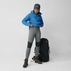 Fju00e4llru00e4ven Fjällräven - Women's Abisko Värm Trekking Tights - Leggings Deep Patina / Iron Grey New