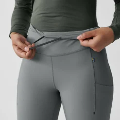 Fju00e4llru00e4ven Fjällräven - Women's Abisko Värm Trekking Tights - Leggings Deep Patina / Iron Grey New