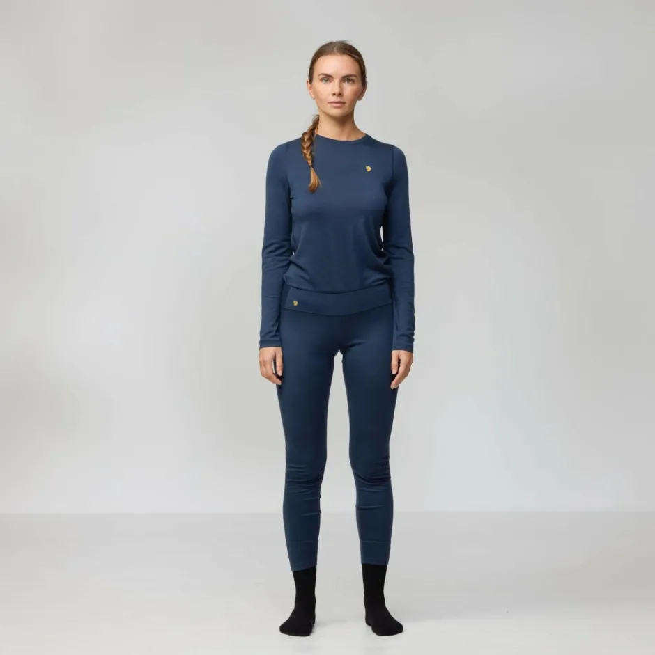 Fju00e4llru00e4ven Alltagsbekleidung|Skibekleidung-Fjällräven - Women's Bergtagen Merino 190 LJ - Merinounterwäsche