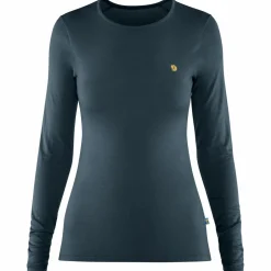 Fju00e4llru00e4ven Trekkingbekleidung|Merinounterwäsche-Fjällräven - Women's Bergtagen Thinwool L/S - Merinounterwäsche Mountain Blue