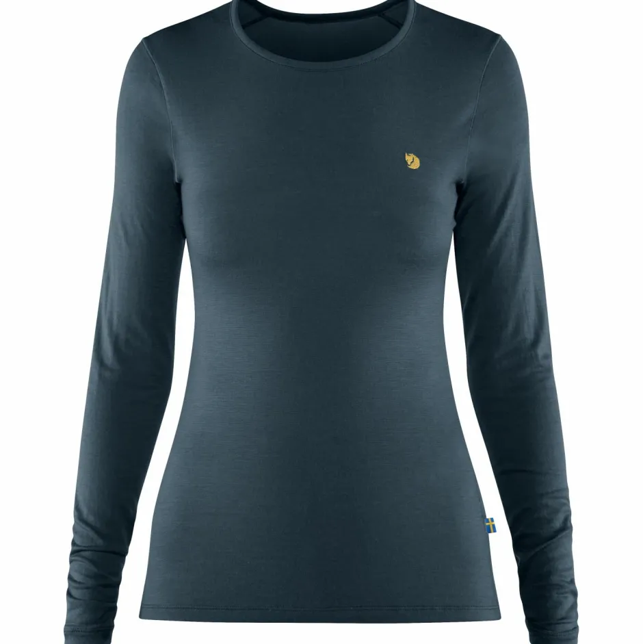 Fju00e4llru00e4ven Trekkingbekleidung|Merinounterwäsche-Fjällräven - Women's Bergtagen Thinwool L/S - Merinounterwäsche Mountain Blue