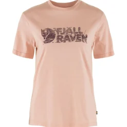Fju00e4llru00e4ven Wanderbekleidung|T-Shirts-Fjällräven - Women's Lush Logo T-Shirt - T-Shirt