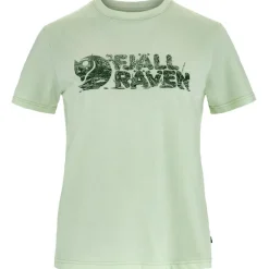 Fju00e4llru00e4ven Wanderbekleidung|T-Shirts-Fjällräven - Women's Lush Logo T-Shirt - T-Shirt