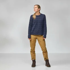 Fju00e4llru00e4ven Fjällräven - Women's Snow Round Neck Sweater - Wollpullover Online
