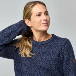 Fju00e4llru00e4ven Fjällräven - Women's Snow Round Neck Sweater - Wollpullover Online