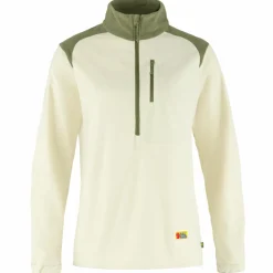 Fju00e4llru00e4ven Wanderbekleidung|Pullover & Hoodies-Fjällräven - Women's Vardag Lite Fleece - Fleecepullover Chalk White / Light Olive