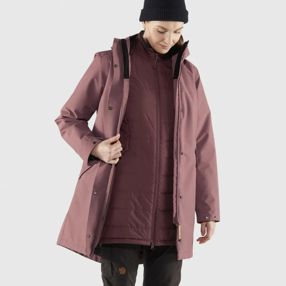 Fju00e4llru00e4ven Fjällräven - Women's Visby 3 in 1 Jacket - Parka Discount