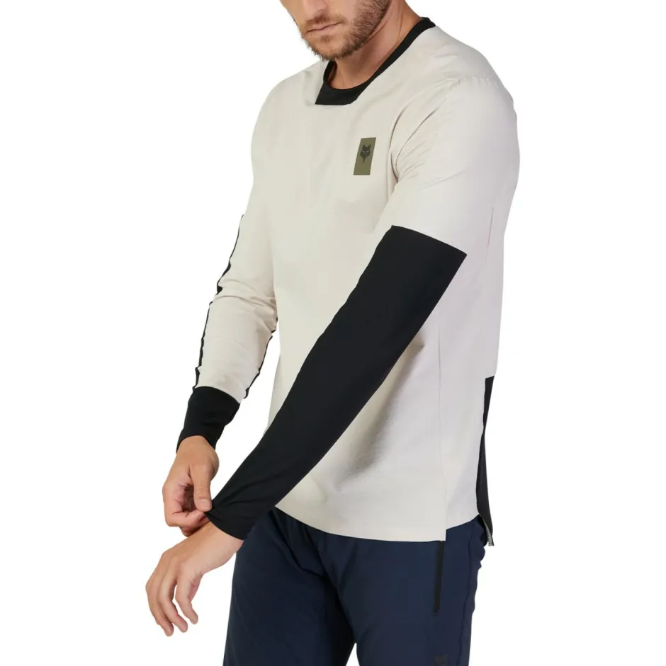 FOX Racing Fahrradbekleidung|Radtrikots-- Defend Thermal Jersey - Radtrikot Adobe