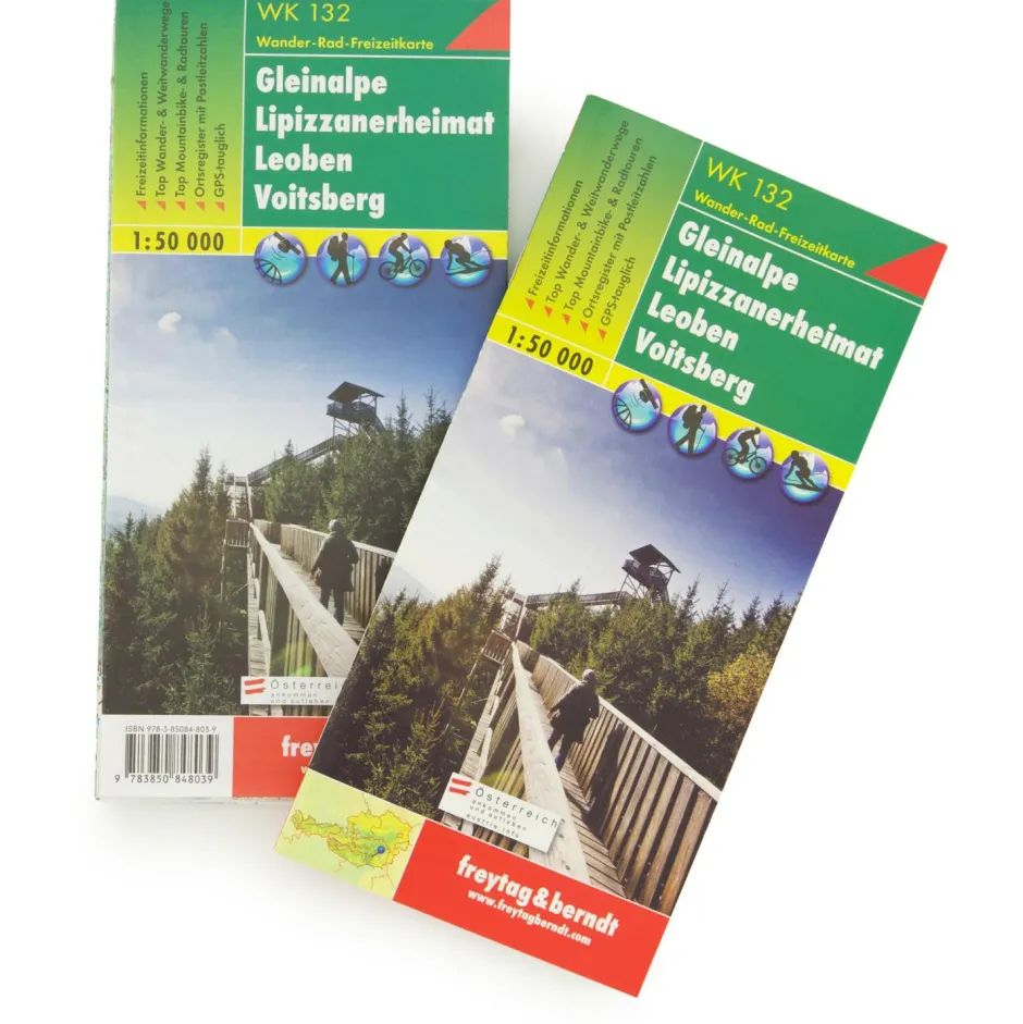 Freytag & Berndt - Gleinalpe - Lipizzanerheimat - Leoben - Voitsberg - Wanderkarte