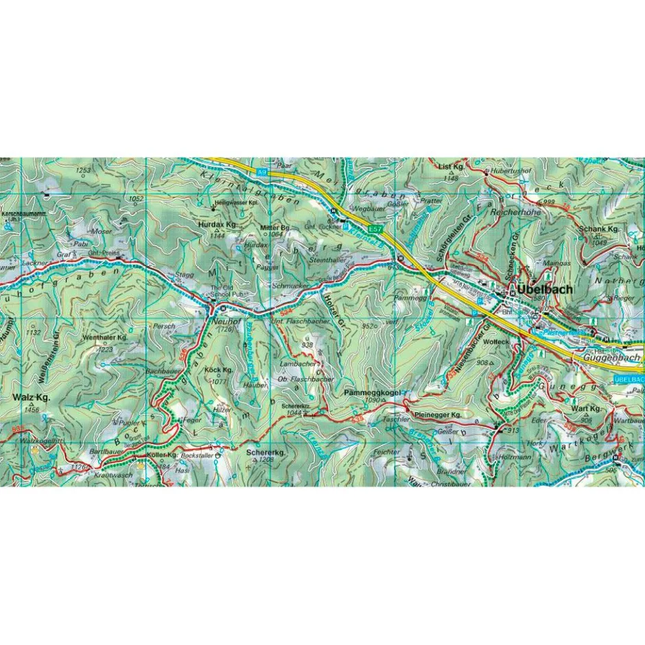 Freytag & Berndt - Gleinalpe - Lipizzanerheimat - Leoben - Voitsberg - Wanderkarte