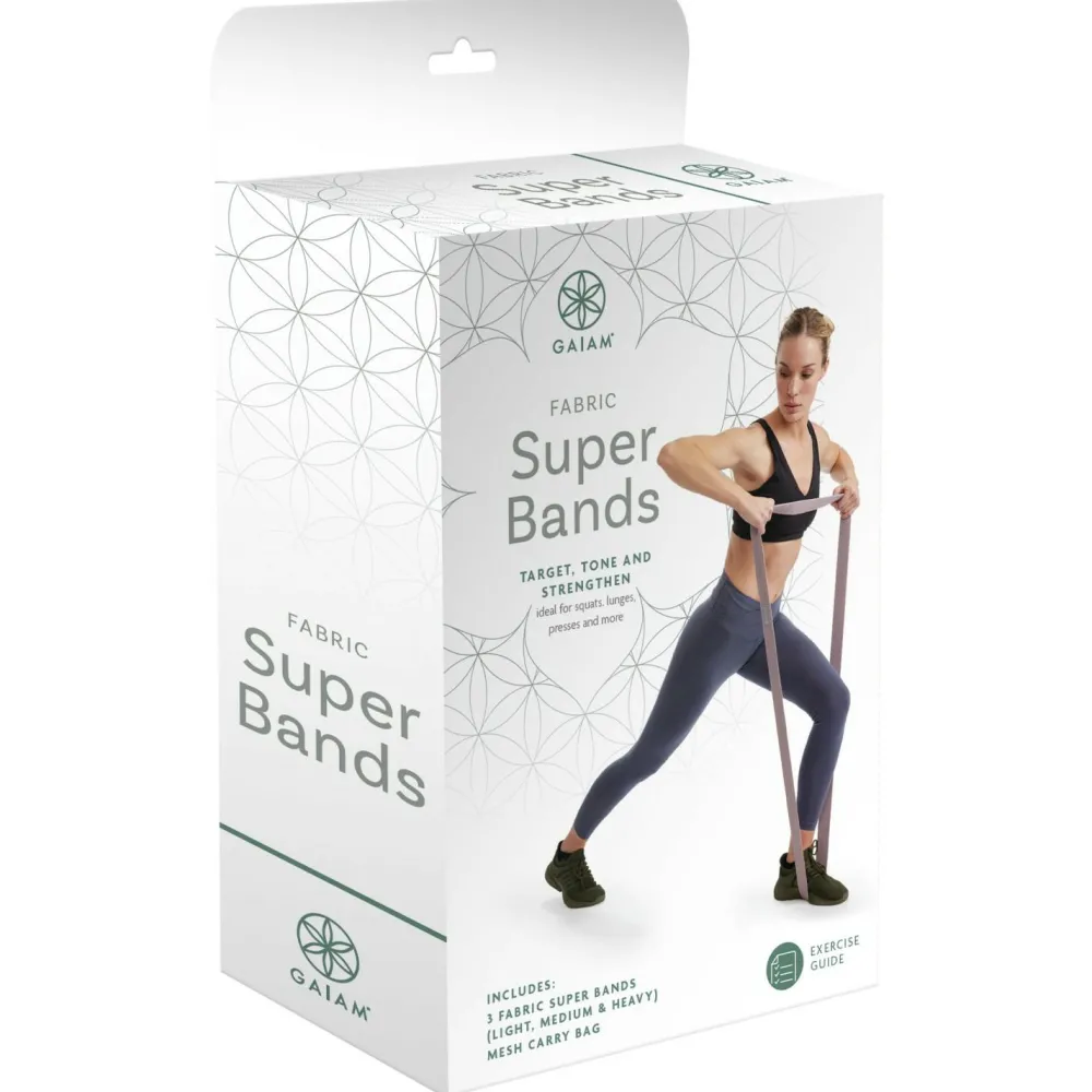 GAIAM - Fitness Fabric Super Bands 3-Pack - Fitnessband Outlet