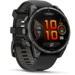Garmin - Fenix 8 Pro 47 mm - Multifunktionsuhr Amoled Sapphire Black / Carbon Grey Titan Dlc Online