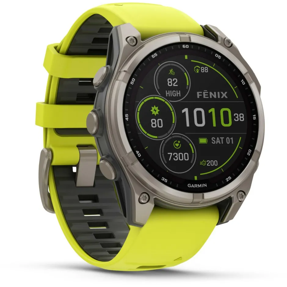 Garmin Uhren-- Fenix 8 Solar Sapphire - Multifunktionsuhr