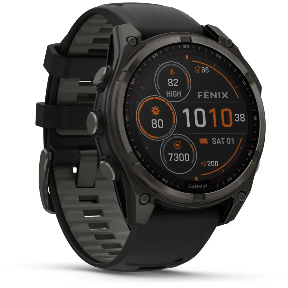 Garmin Uhren-- Fenix 8 Solar Sapphire - Multifunktionsuhr