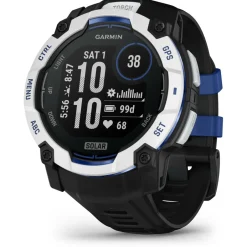 Garmin Pulsuhren|Laufausrüstung-- Instinct 3 Solar 50 - Multifunktionsuhr Black / Stone White / Black
