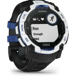 Garmin Pulsuhren|Laufausrüstung-- Instinct 3 Solar 50 - Multifunktionsuhr Black / Stone White / Black