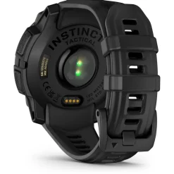 Garmin Pulsuhren|Laufausrüstung-- Instinct 3 Solar Tactical Edition 45 mm - Multifunktionsuhr Black / Black