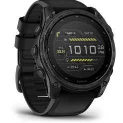 Garmin Uhren-- Tactix 8 - 51 mm Solar - Multifunktionsuhr Sapphire Black Titan Dlc