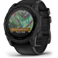 Garmin Uhren-- Tactix 8 - 51 mm Solar - Multifunktionsuhr Sapphire Black Titan Dlc