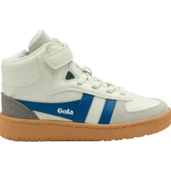 Gola Sneaker-- Kid's Talon - Sneaker White / Marine Blue / Cement / Gum