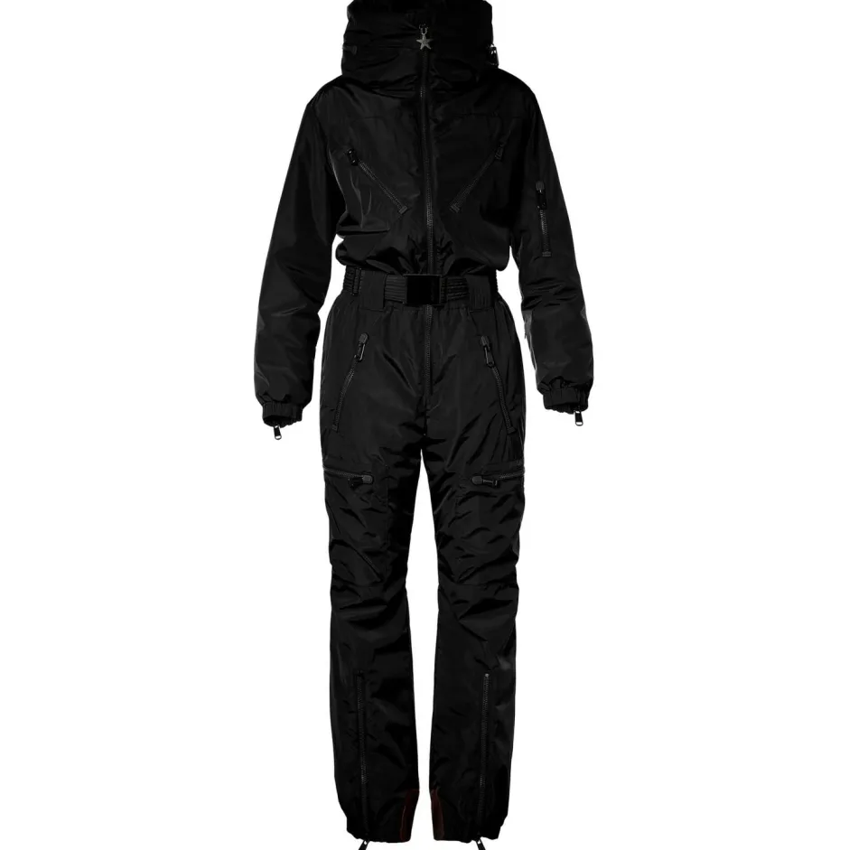 Goldbergh Skibekleidung|Skihosen-- Women's Discover Ski Suit - Overall Black
