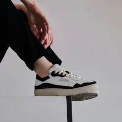 Grand Step Shoes - Level - Sneaker Black / White Best