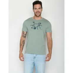 GreenBomb Alltagsbekleidung|T-Shirts-- Bike Crop Spice T-Shirt - T-Shirt Soft Sage