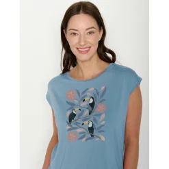 GreenBomb - Woen' Tucan Fower Tiid - T-hirt