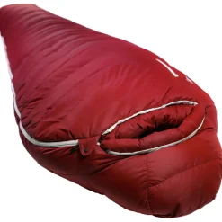 Gru00fcezi Bag Grüezi Bag - Biopod Down Hybrid Ice Alpine 190 - Daunenschlafsack Cherry Hot