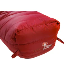 Gru00fcezi Bag Grüezi Bag - Biopod Down Hybrid Ice Alpine 190 - Daunenschlafsack Cherry Hot