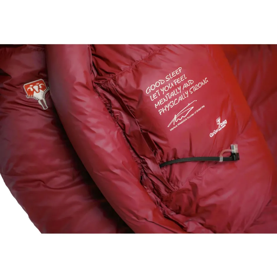 Gru00fcezi Bag Grüezi Bag - Biopod Down Hybrid Ice Alpine 180 - Daunenschlafsack