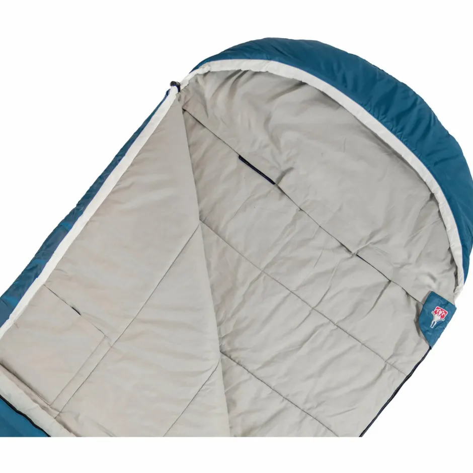 Gru00fcezi Bag Kunstfaserschlafsäcke-Grüezi Bag - Cloud Cotton Comfort - Kunstfaserschlafsack Deep Cornflower Blue
