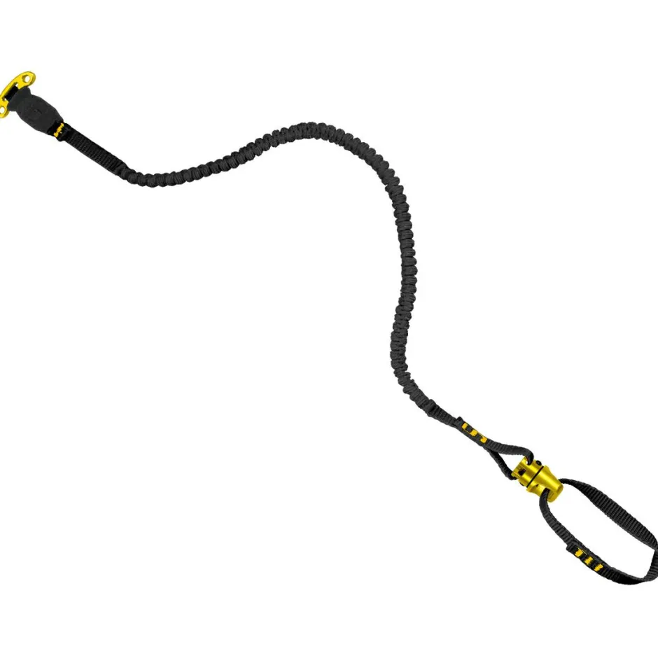 Grivel Hochtourenausrüstung-- Single Spring Evo - Fangleine Black