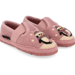 Haflinger Hüttenschuhe-- Kid's Pinguin - Hüttenschuhe