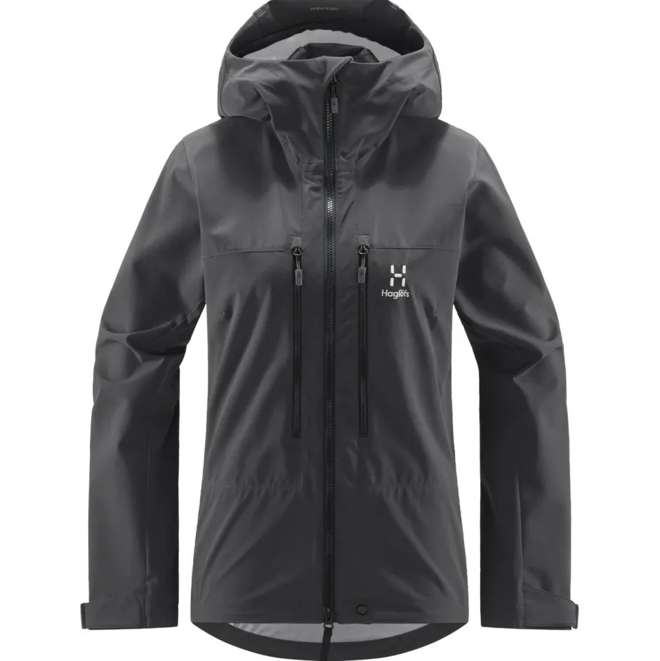 Haglu00f6fs Kletterbekleidung|Jacken-Haglöfs - Women's Roc Sight Softshell Jacket - Softshelljacke Magnetite