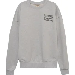 Halo Alltagsbekleidung|Pullover & Hoodies-- Graphic Boxy Crew - Pullover Light Grey Melange