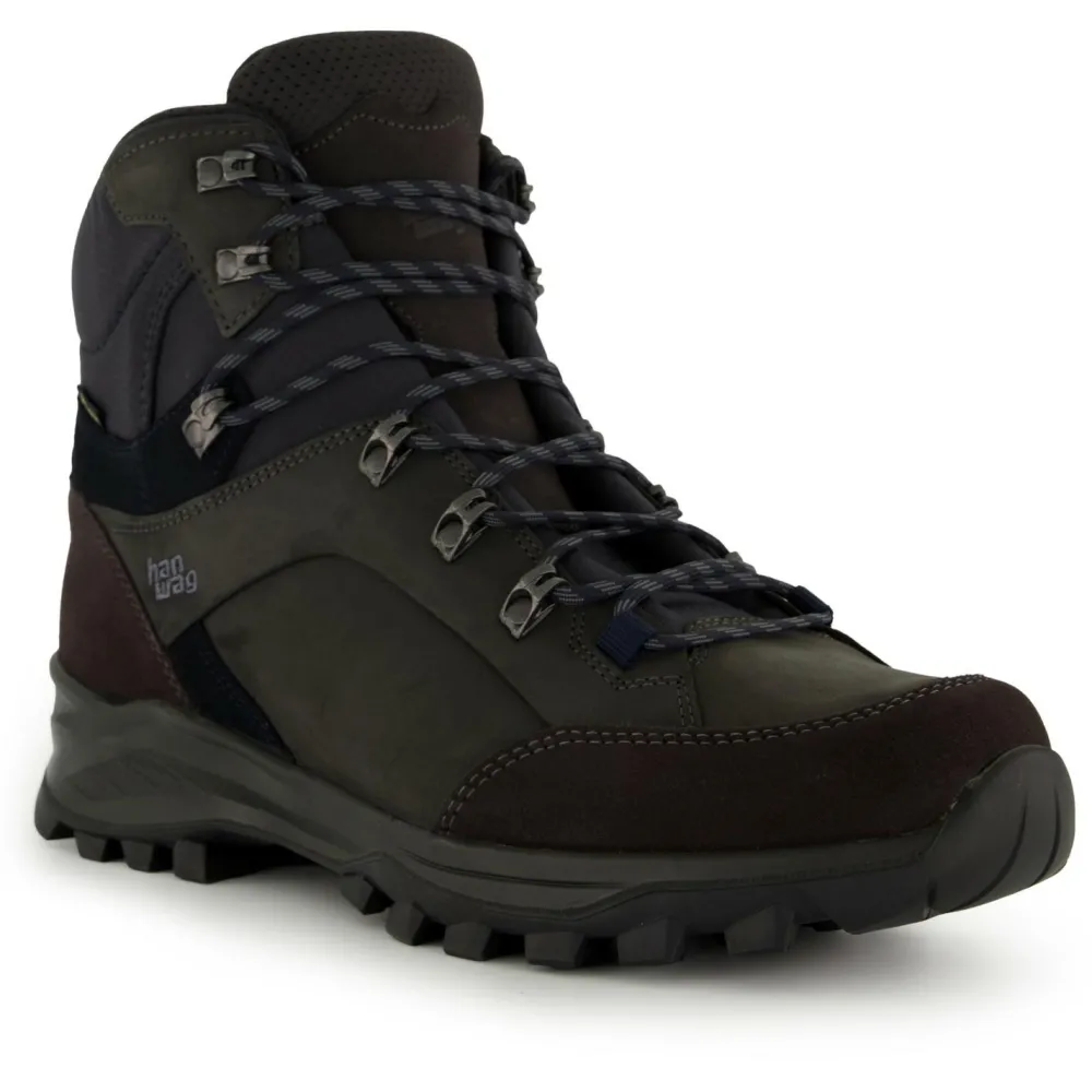 Hanwag - Banks Narrow GTX - Wanderschuhe Navy / Asphalt New