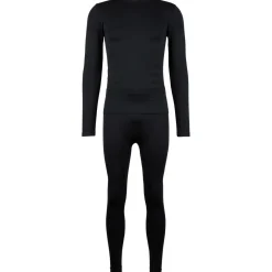 Heber Peak Skibekleidung|Unterwäsche-- EvergreenHe. Seamless Underwear Set - Kunstfaserunterwäsche Black