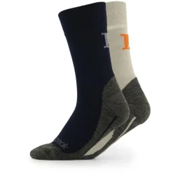 Heber Peak Merinosocken|Socken-- Kid's EvergreenHe. Hiking Crew Socks 2-Pack - Wandersocken