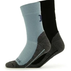 Heber Peak Merinosocken|Socken-- Kid's EvergreenHe. Hiking Crew Socks 2-Pack - Wandersocken