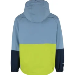 Heber Peak Jacken|Wanderbekleidung-- Kid's EvergreenHe. Rain Jacket - Regenjacke Light Blue / Lime Green