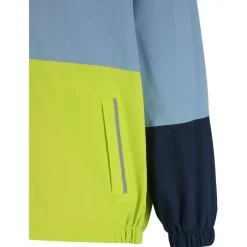 Heber Peak Jacken|Wanderbekleidung-- Kid's EvergreenHe. Rain Jacket - Regenjacke Light Blue / Lime Green