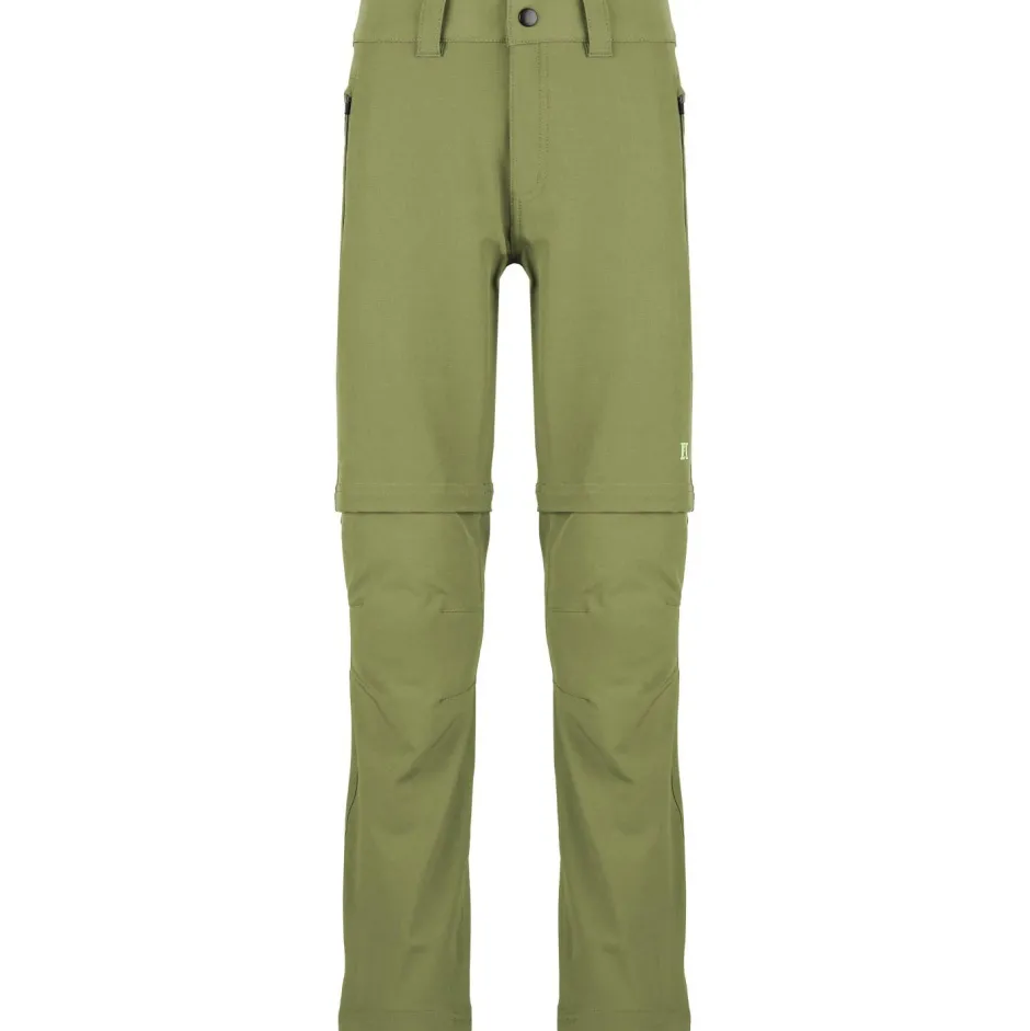 Heber Peak Trekkingbekleidung|Wanderbekleidung-- Kid's EvergreenHe. Zip Off Pants - Zip-Off-Hose