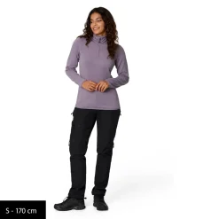 Heber Peak Alltagsbekleidung|Pullover & Hoodies-- Women's MerinoBlend SaplingHe. II Half Zip - Pullover