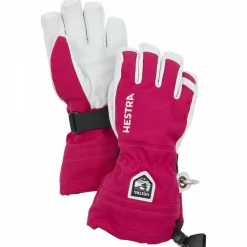 Hestra Skibekleidung|Skihandschuhe-- Kid's Army Leather Heli Ski 5 Finger - Handschuhe