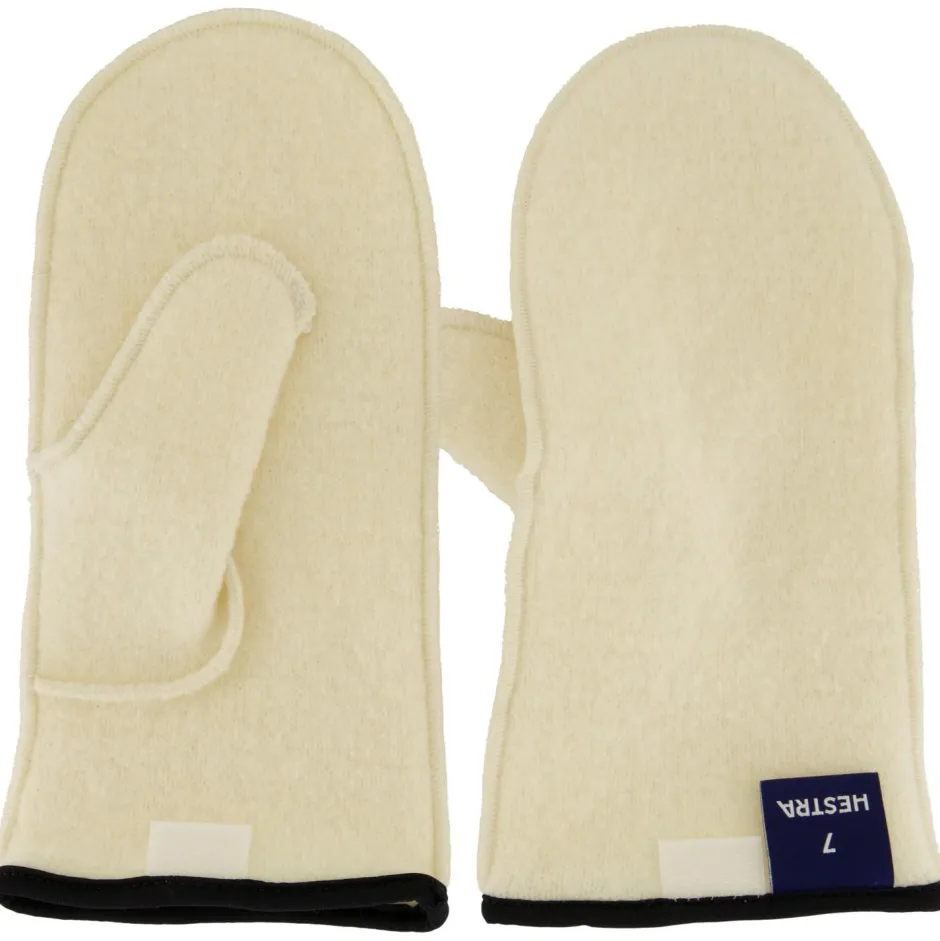 Hestra Skibekleidung|Skihandschuhe-- Wakayama Wool Liner Mitt - Handschuhe Offwhite